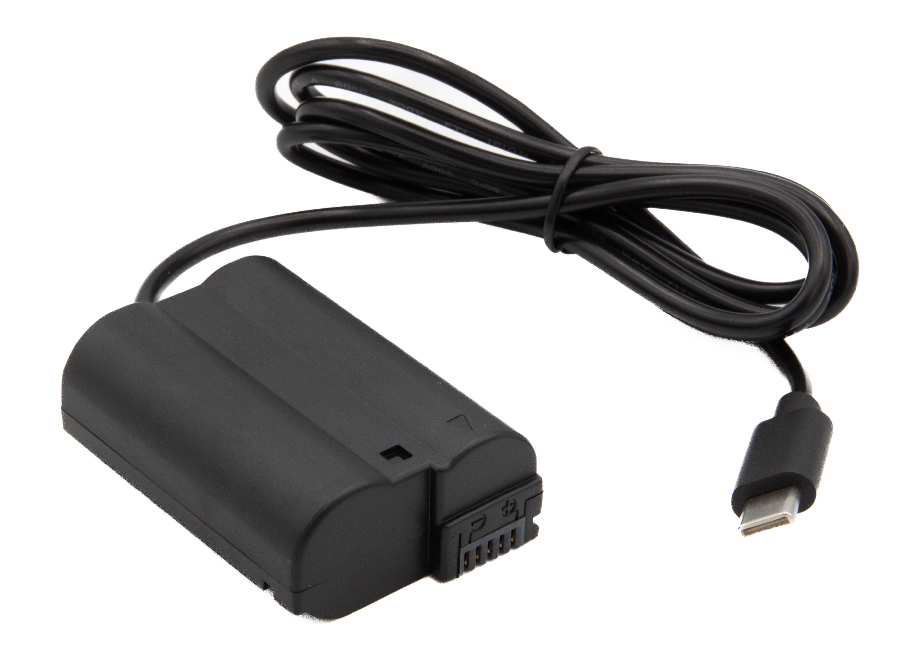 ChiliPower EP-5B dummy accu USB-C adapterset voor Nikon, accutype EN-EL15