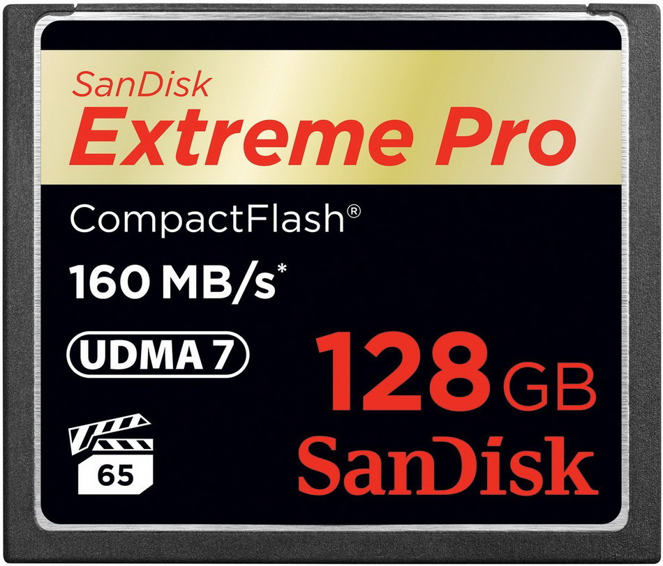 Sandisk CF geheugenkaart - 128GB - Extreme Pro