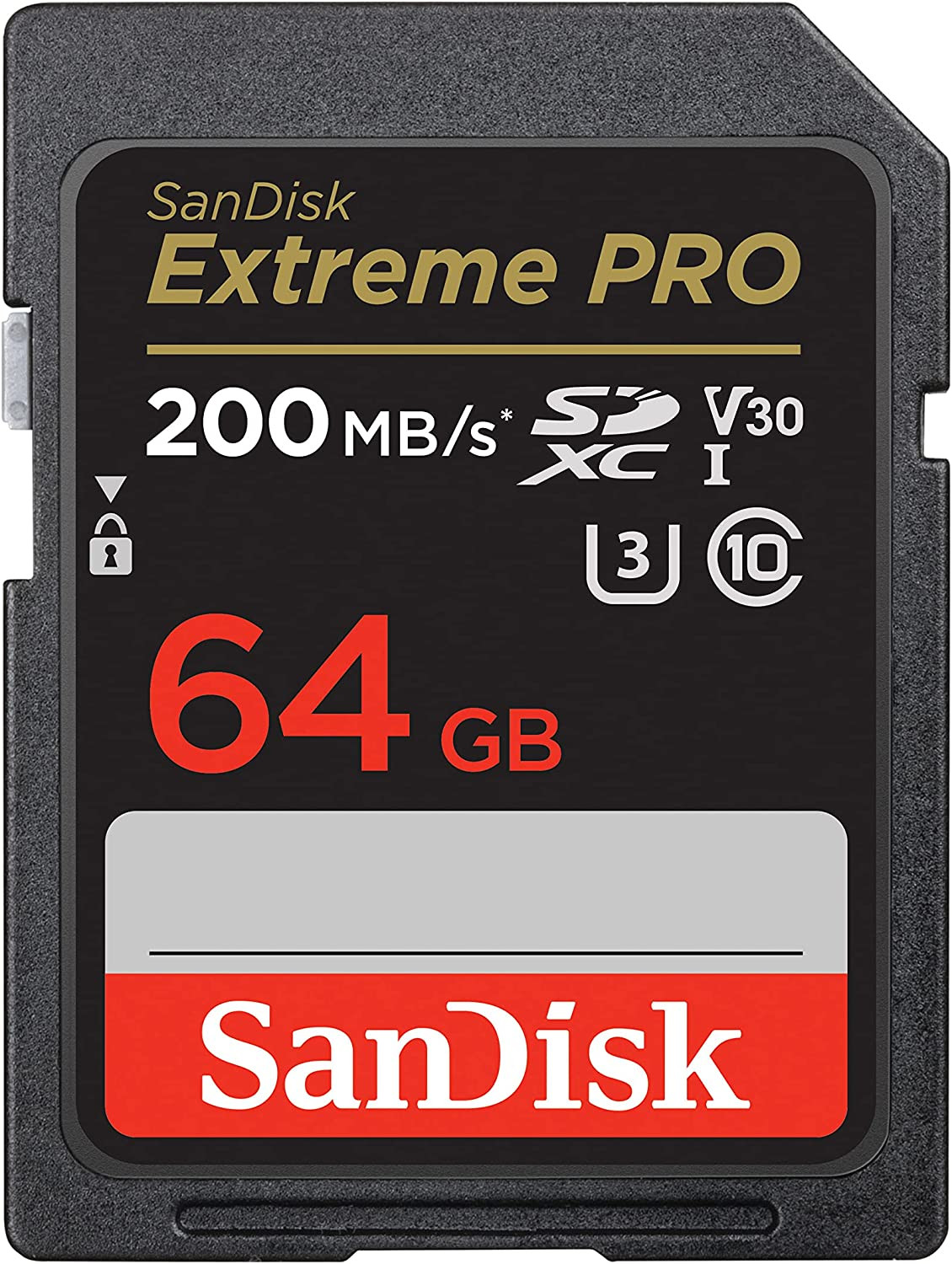 Sandisk SDXC geheugenkaart - 64GB - ExtremePro - U3