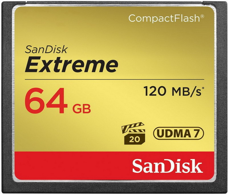 Sandisk CF geheugenkaart - 64GB - Extreme