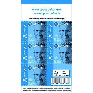Postzegel belgie 50x waarde 1 euro doosje | Pak a 50 stuk