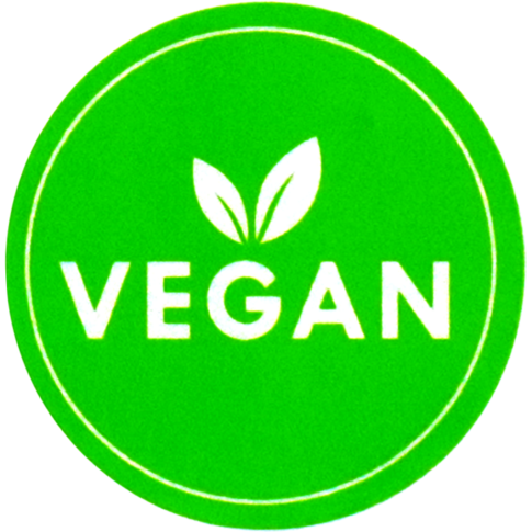 Etiket | papier | Vegan | permanent | ∅40mm | groen/wit | rol à 500 stuks