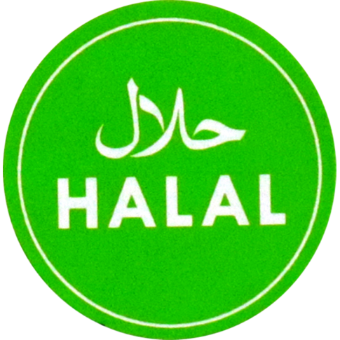 Etiket | papier | Halal | permanent | ∅40mm | groen/wit | rol à 500 stuks
