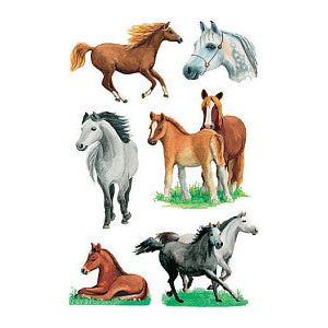 Etiket herma 3553 paarden rassen | Blister a 3 vel | 10 stuks