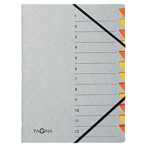 Sorteermap pagna easy a4 12 tabs oranje/geel | 1 stuk