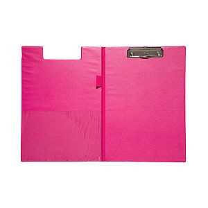 Klembordmap maul a4 staand + penlus neon roze | Omdoos a 12 stuk