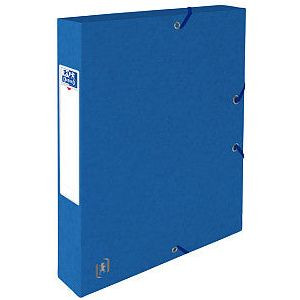 Elastobox oxford top file+ a4 40mm blauw | 1 stuk