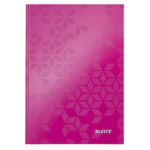 Notitieboek leitz wow a5 160blz 90gr lijn roze | 1 stuk