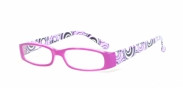 HIP Leesbril paars/zwart +1.0