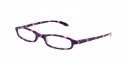 HIP Leesbril paars gestreept +1.0