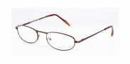 HIP Leesbril metaal bruin +1.0