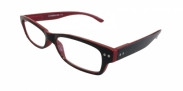 HIP Leesbril zwart rood +1.0