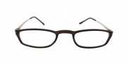HIP Leesbril bruin/goud metaal +1.5
