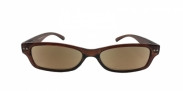 HIP Zonneleesbril bruin +1.0