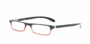 HIP Leesbril Duo zwart/rood +3.0