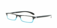 HIP Leesbril Duo zwart/blauw +2.5