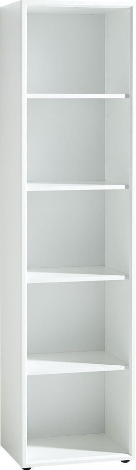 Boekenkast Monteria 196 cm hoog in wit