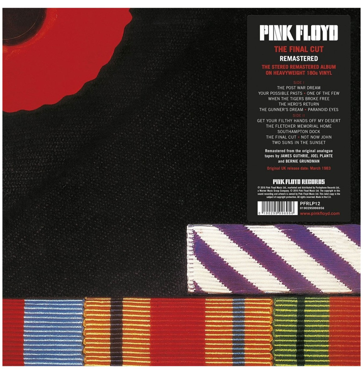 Pink Floyd - The Final Cut Remastered LP