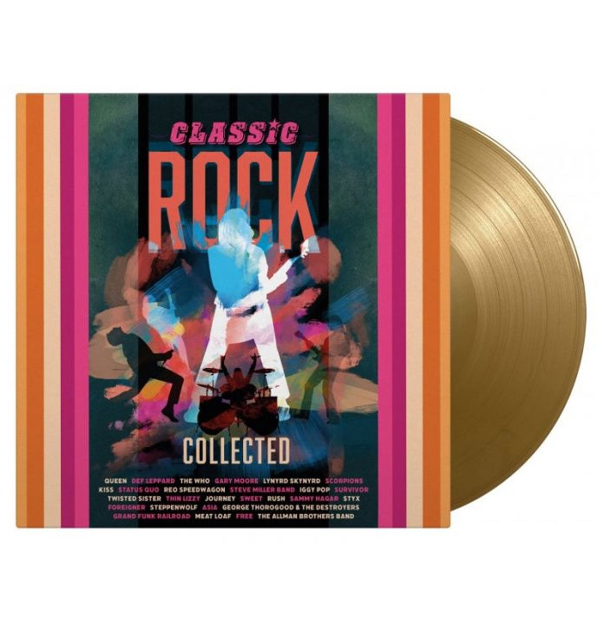 Various Artists - Classic Rock Collected - 2-LP - Goudkleurig Vinyl - Beperkte Oplage