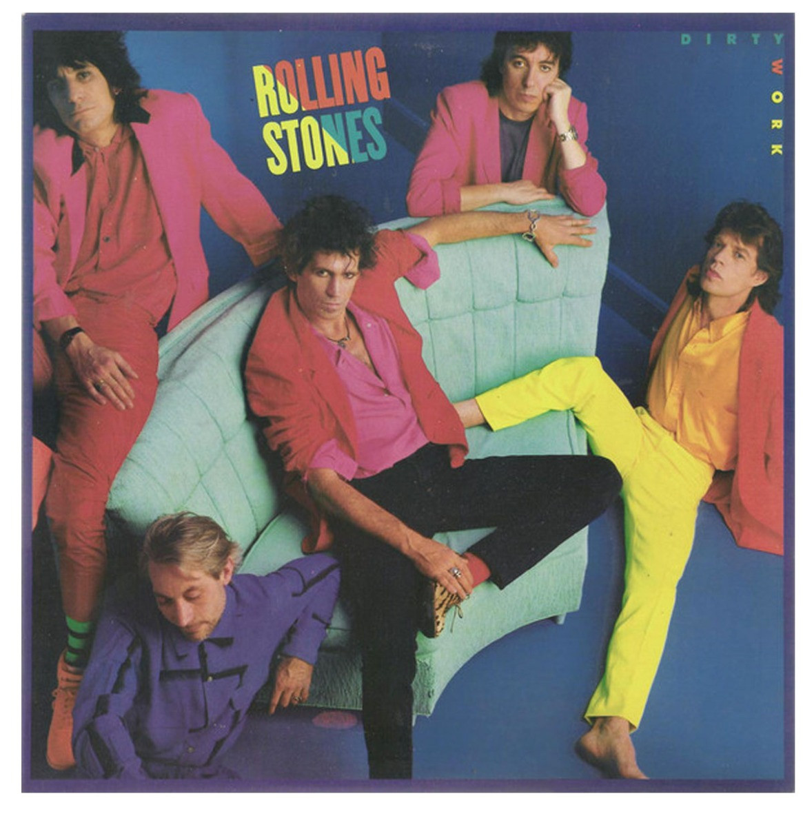 Rolling Stones Dirty Work LP