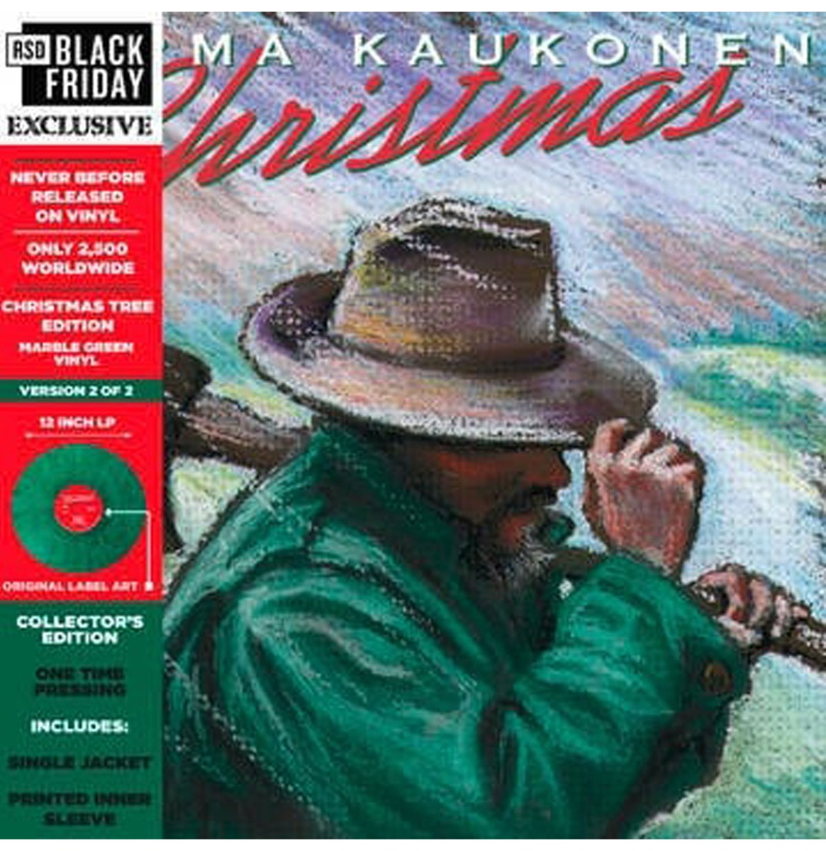 Jorma Kaukonen - Christmas (Record Store Day Black Friday 2021) (Christmas Tree Editie) LP