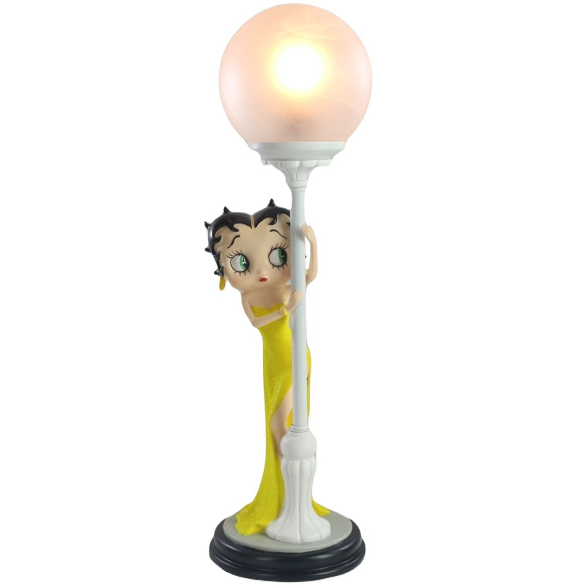 Betty Boop Hide & Seek Lamp (Gele Glitter Jurk) Beeld