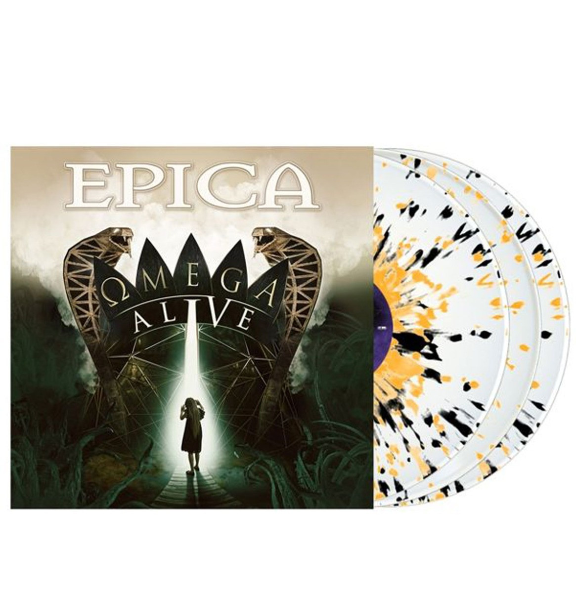 Epica - Omega Alive ( Gekleurd Vinyl ) 3LP