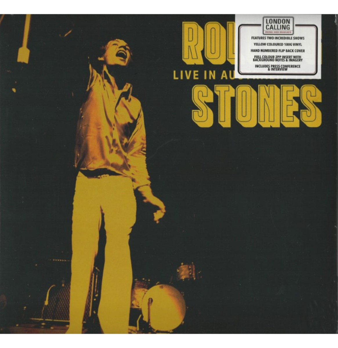 Rolling Stones - Live In Australia 1966 (Gekleurd Vinyl) LP