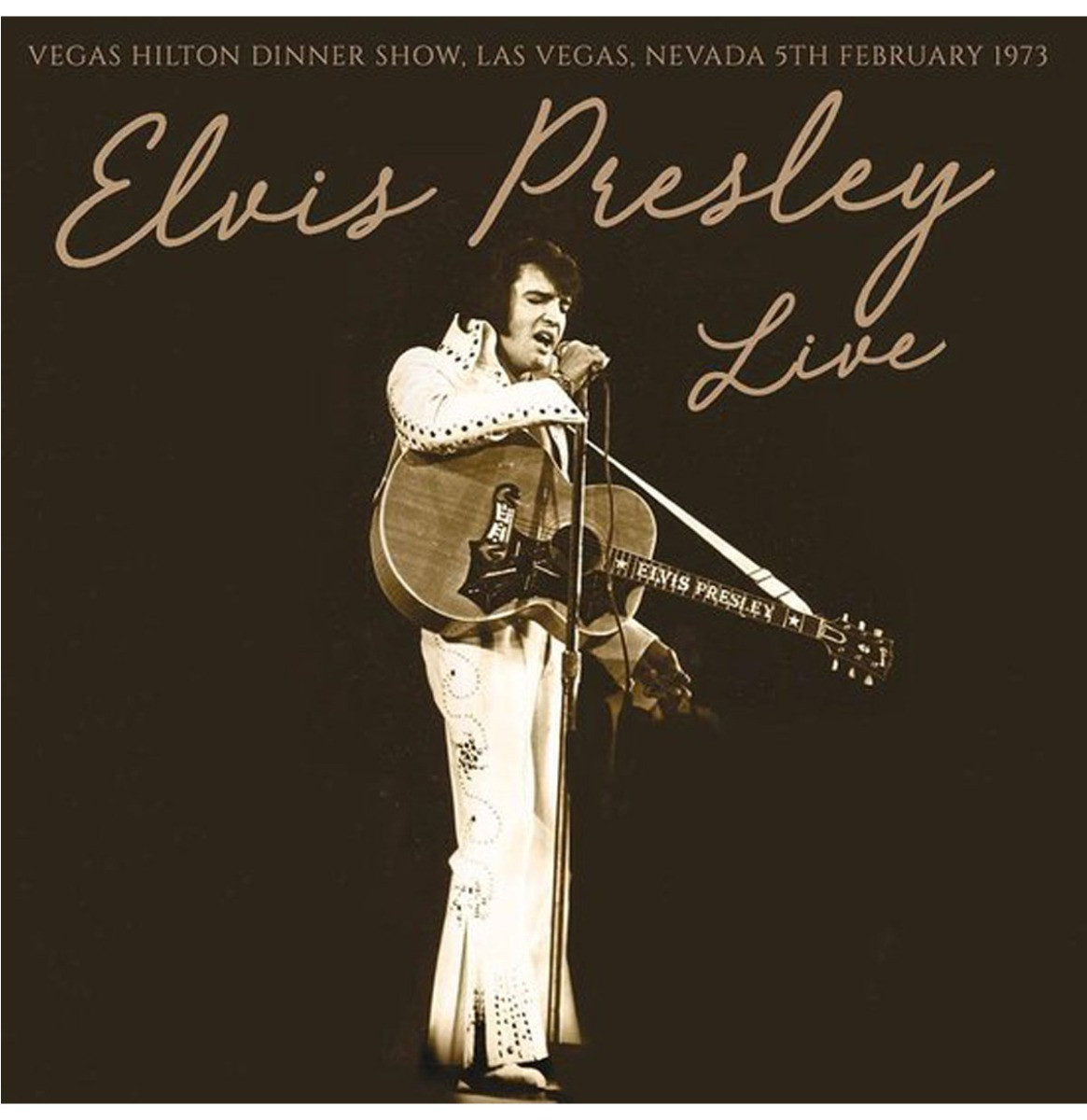 Elvis Presley - Vegas Hilton Dinner Show, Las Vegas, Nevada, 5th February 1973 (Gekleurd Vinyl) LP