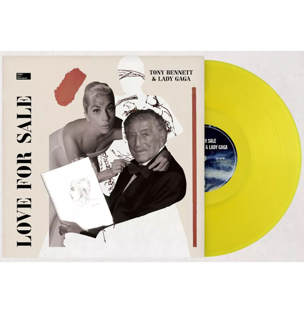 Tony Bennett & Lady Gaga - Love For Sale (Gekleurd Vinyl) (Urban Outfitters Exclusive) LP