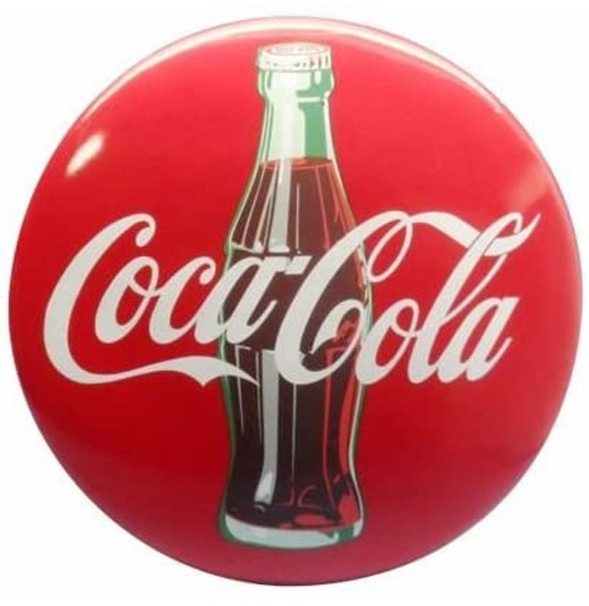 Coca-Cola Hars Contour Fles 3-D Button Bord