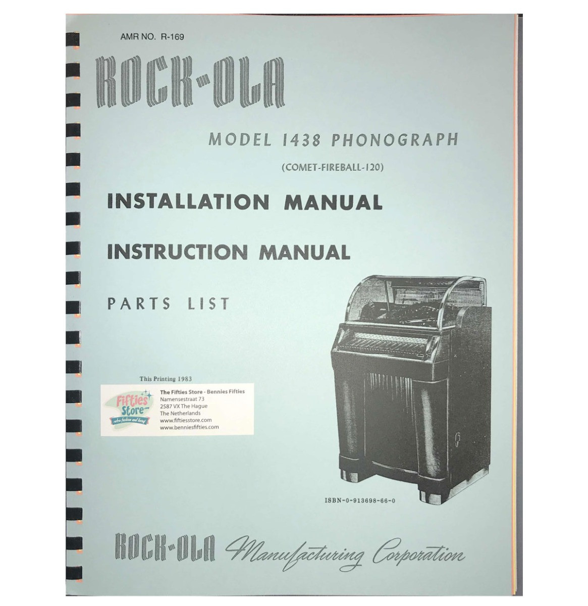 Rock-Ola Model 1438 Jukebox Service Manual