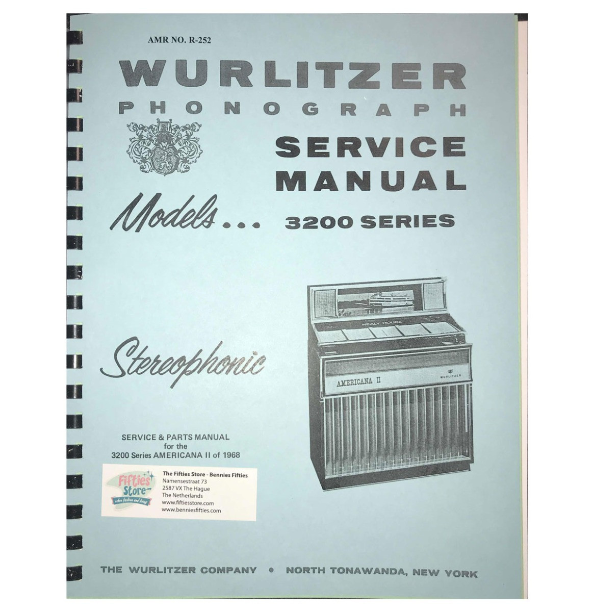 Wurlitzer 3200 Series Jukebox Services Manual