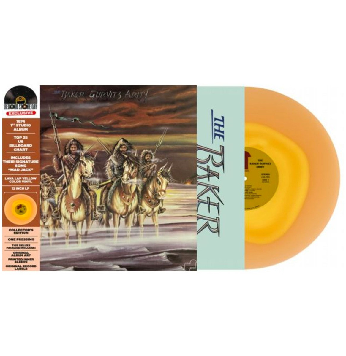The Baker Gurvitz Army - The Baker Gurvitz Army (Gekleurd Vinyl) (Record Store Day 2023) LP