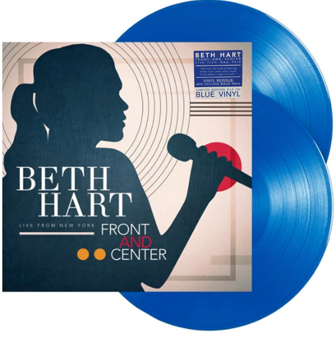 Beth Hart - Front And Center (Live From New York) (Blauw Vinyl) 2LP