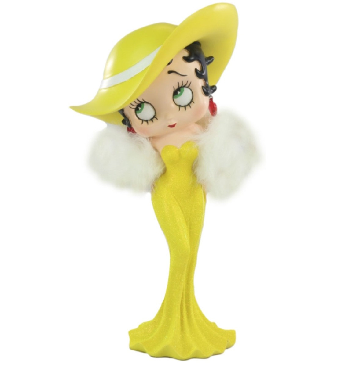 Betty Boop Madam (Gele Glitter Jurk) Beeldje