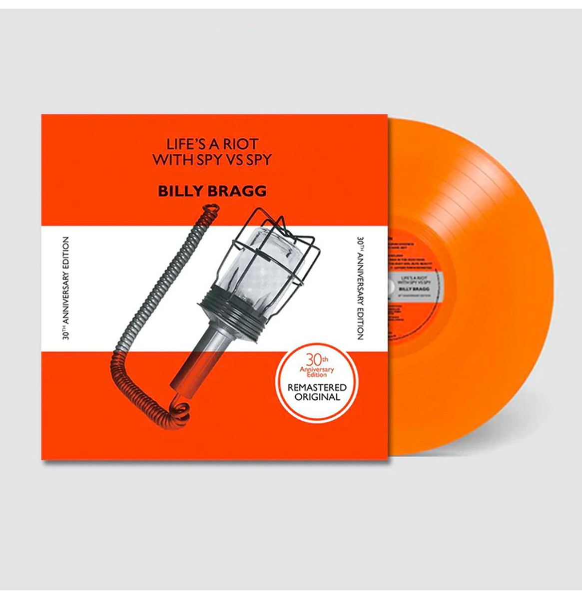 Billy Bragg - Life's A Riot With Spy Vs. Spy: 30th Anniversary Edition (Coloured Vinyl) (Record Store Day 2022) LP