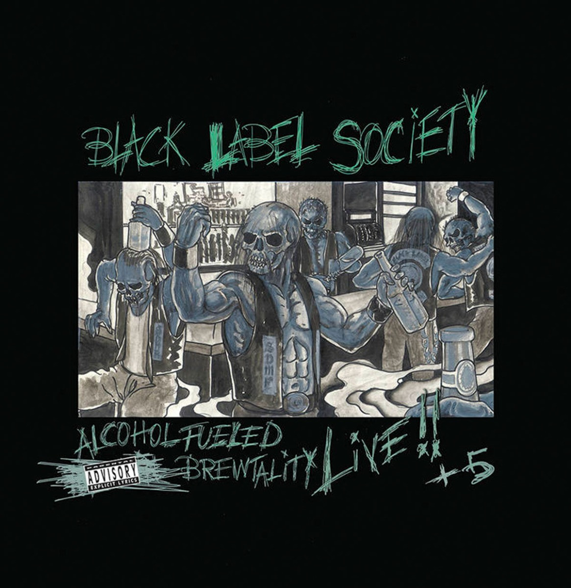 Black Label Society - Alcohol Fueled Brewtality Live (Gekleurd Vinyl) 2LP (Record Store Day 2022)