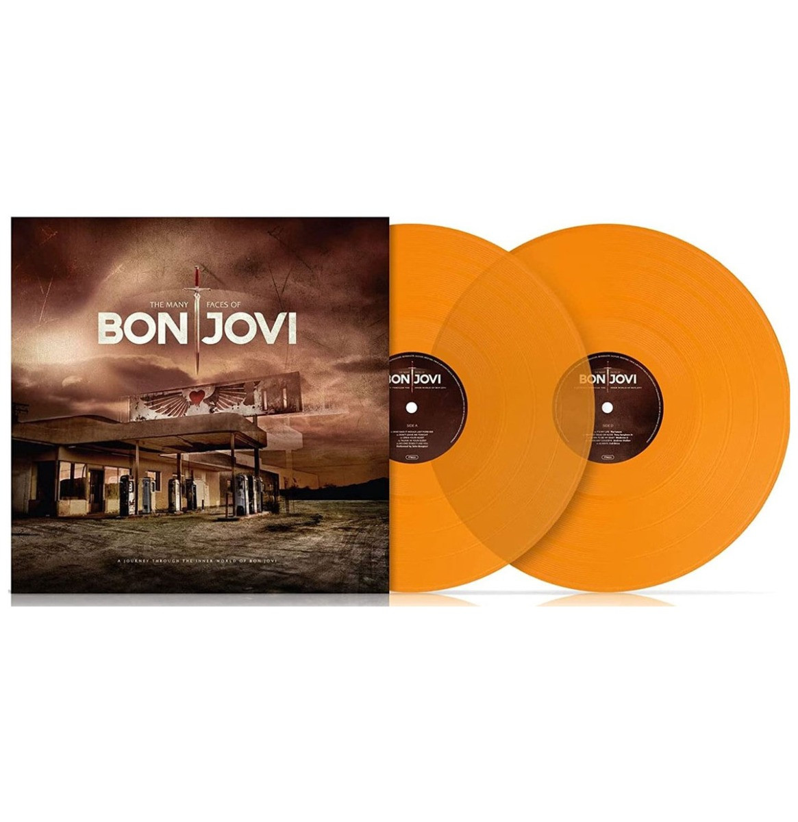 Various Artists - The Many Faces Of Bon Jovi (Gekleurd Vinyl) 2LP