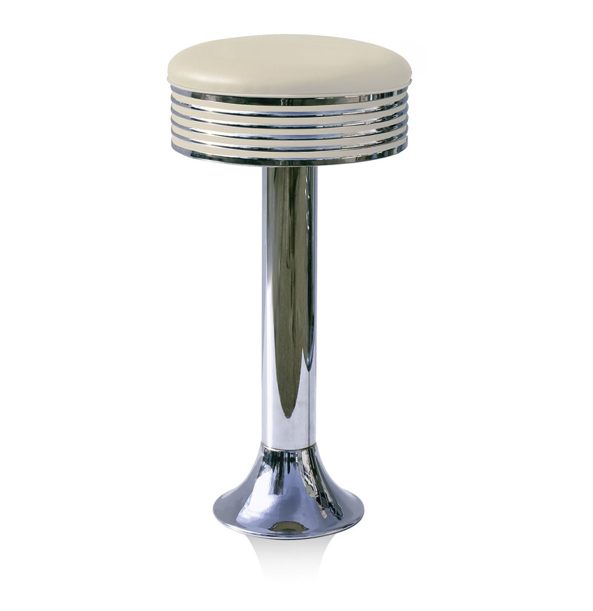 Bar Stool BS-27 Off White-Hout