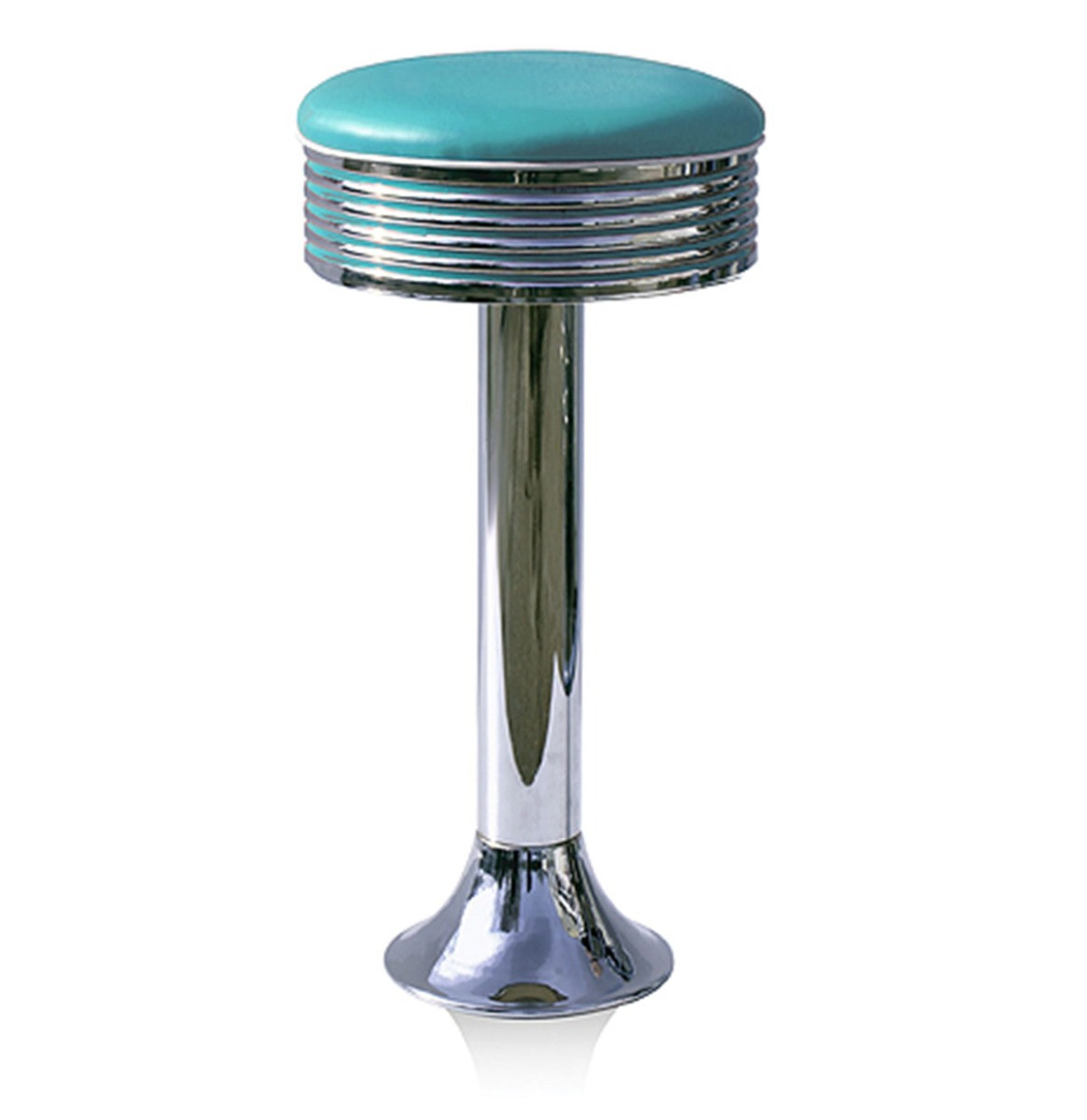 Bel Air Bar Stool BS-27 Turquoise -Hout