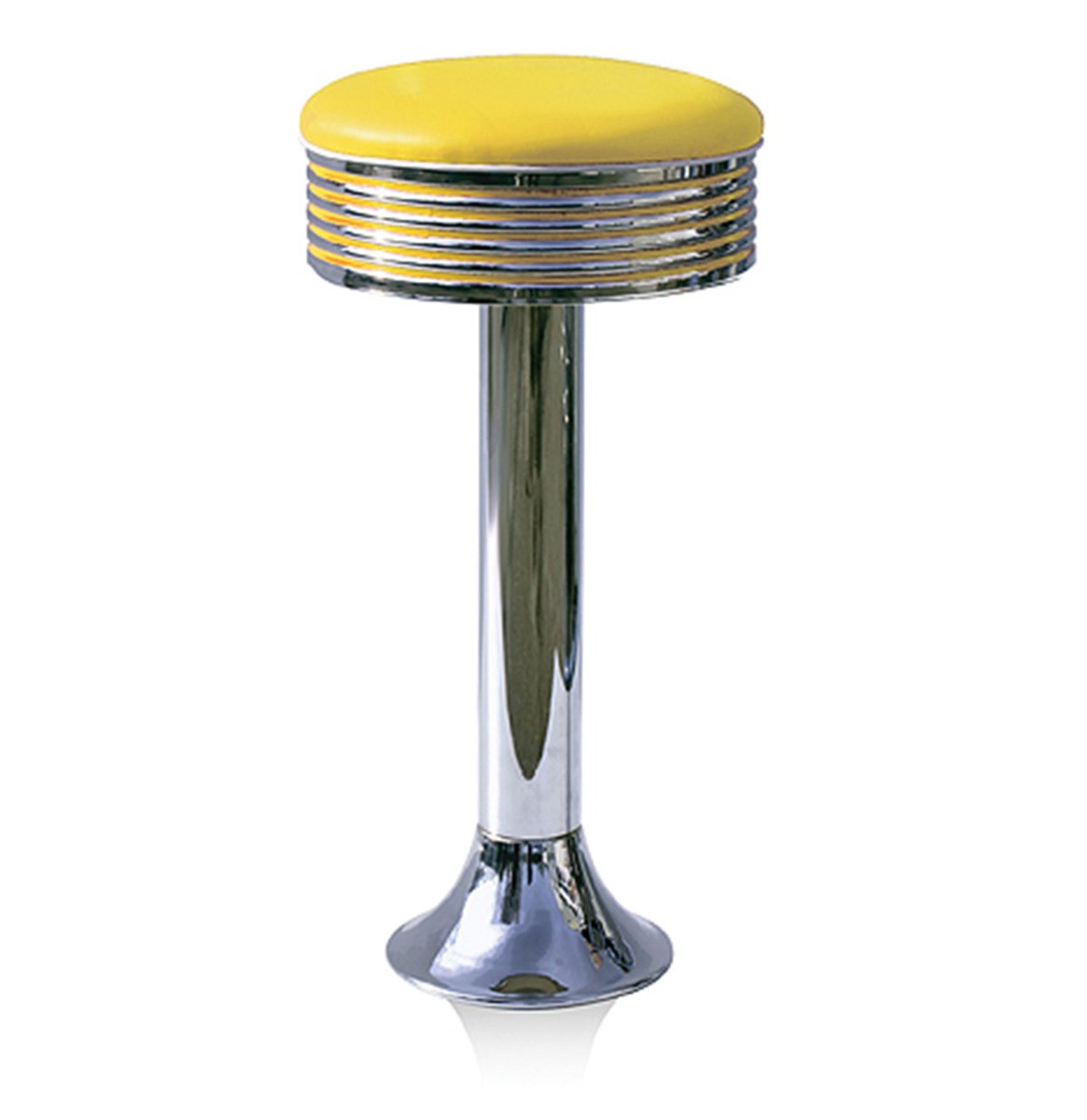 Bar Stool BS-27 Yellow-Hout