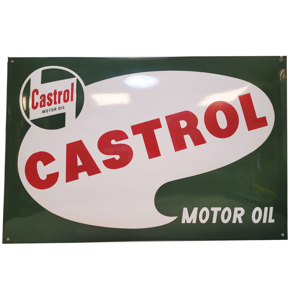 Castrol Motor Oil Logo Emaille Bord - 60 x 40cm