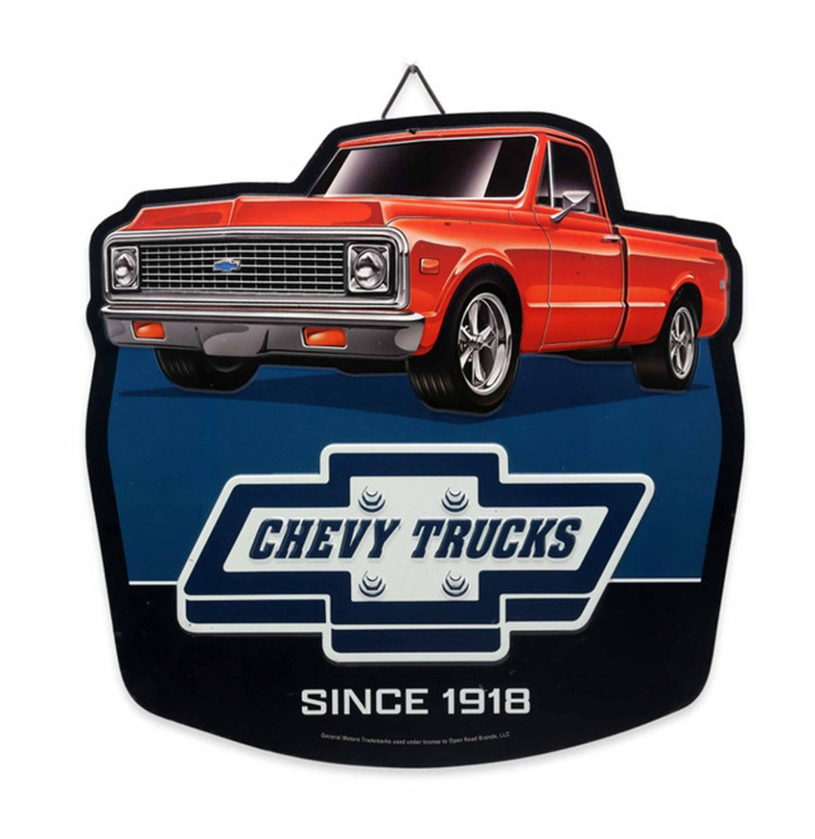 Chevy Trucks Since 1918 Metalen Bord - 30 x 30cm