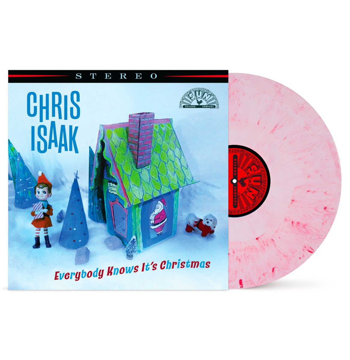 Chris Isaak - Everybody Knows It's Christmas (Gekleurd Vinyl) (Record Store Day Black Friday 2022) LP