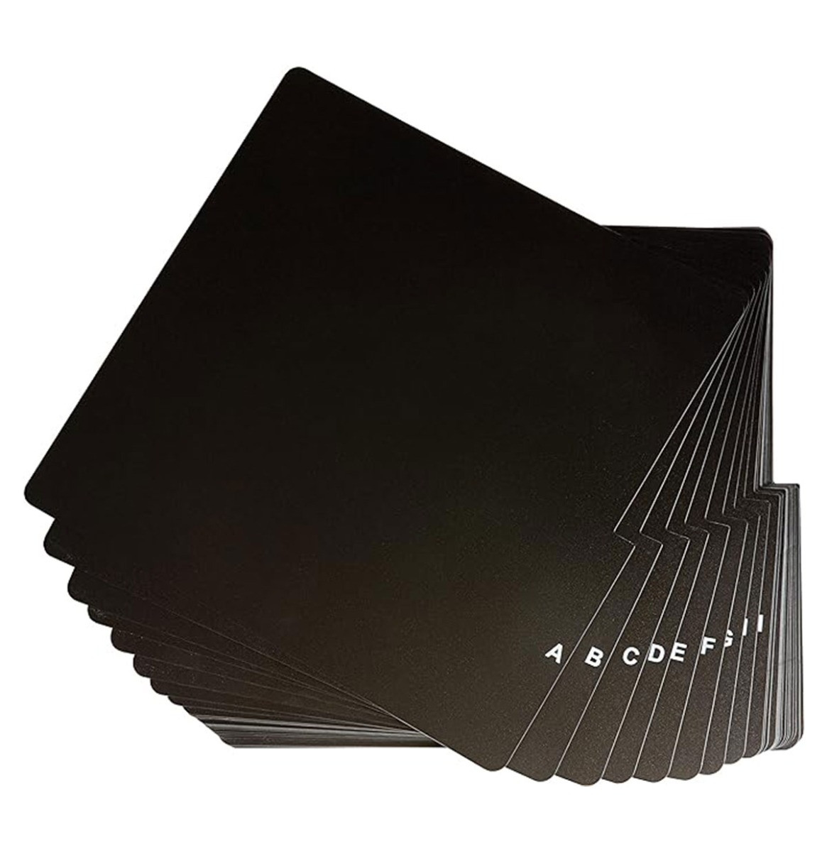Crosley Vinyl Alfabet Verdelers - Zwart