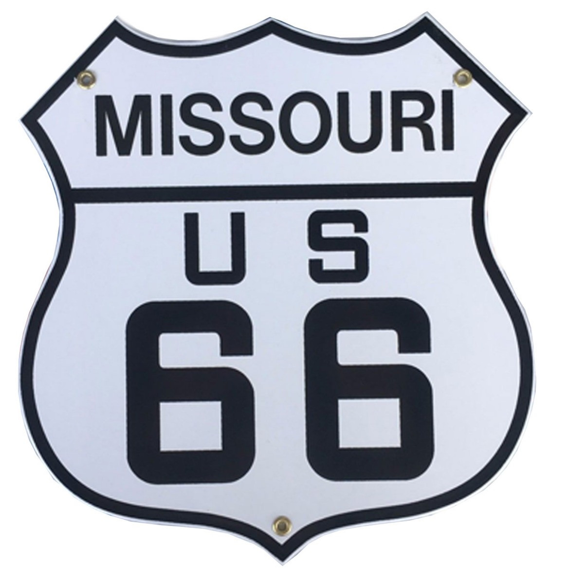 Route 66 Missouri Emaille Bord