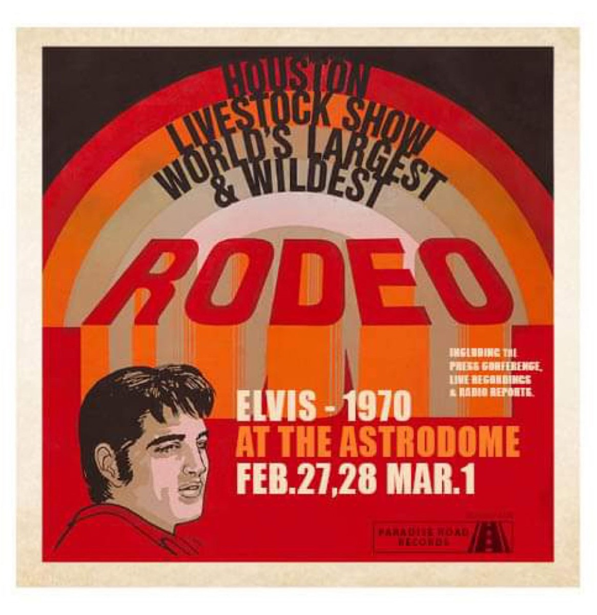 Elvis Presley - At The Astrodome 1970 Rodeo CD