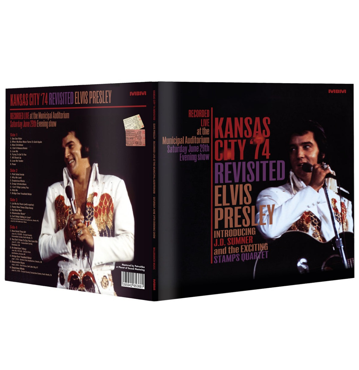 Elvis Presley - Kansas City &apos;74 Revisited Evening Show 2 LP - CLEAR VINYL