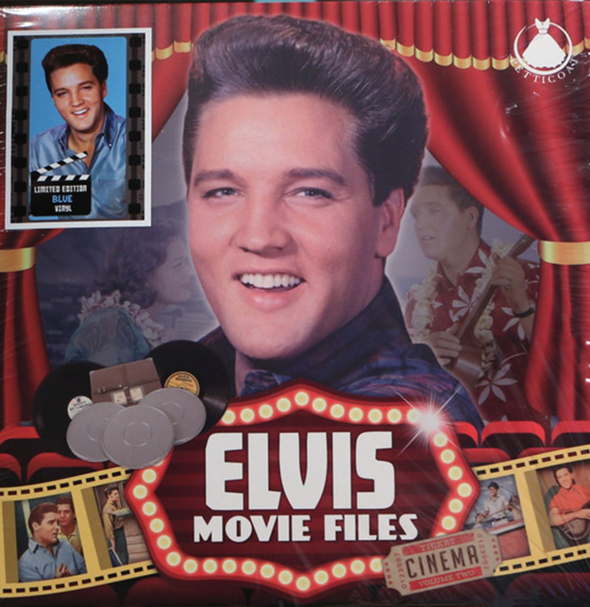 Elvis Presley - Movie Files Volume 2 (Blauw Vinyl) LP + CD